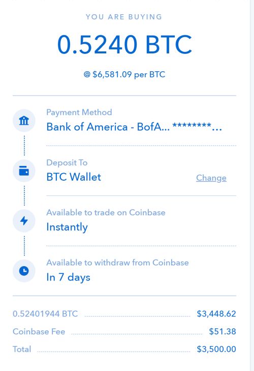 bitcoin buying and selling fees